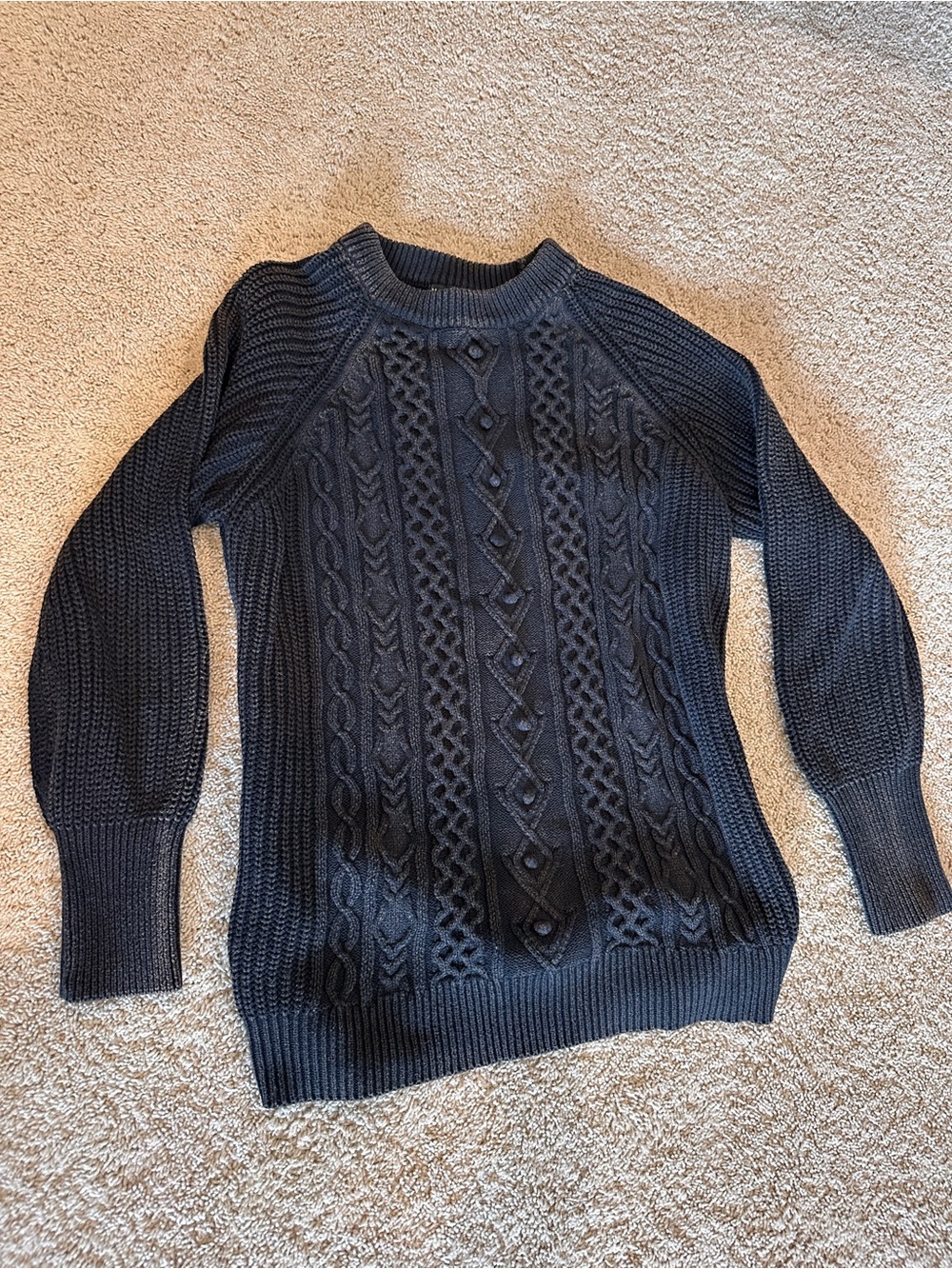 Cable Knit Pullover Sweater